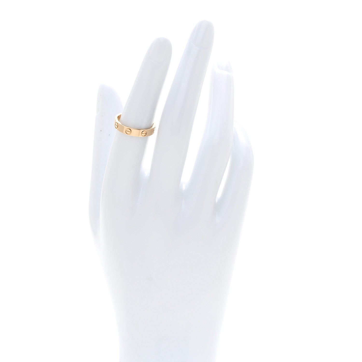 Cartier 18K Yellow Gold 3.5mm LOVE Wedding Band Ring 52 6 2 of 5