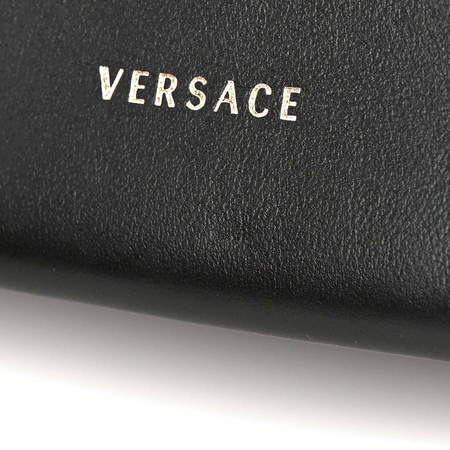 Versace Vitello Virtus Top Handle Shoulder Bag Black 16 of 16