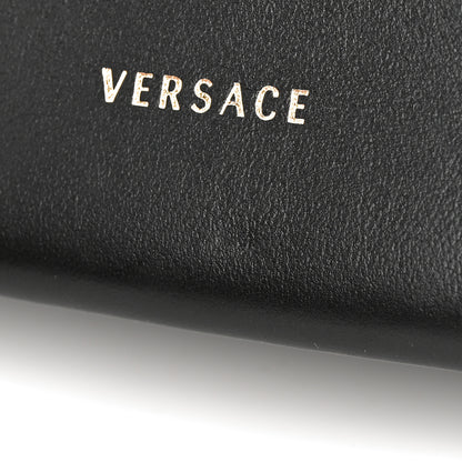 Versace Vitello Virtus Top Handle Shoulder Bag Black 16 of 16
