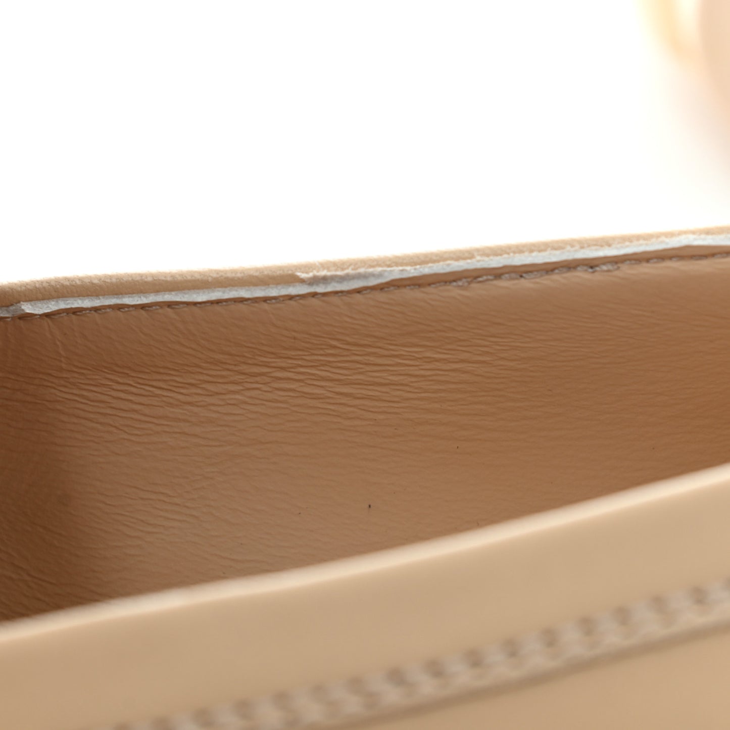 Lambskin CC Loafers 40.5 Beige