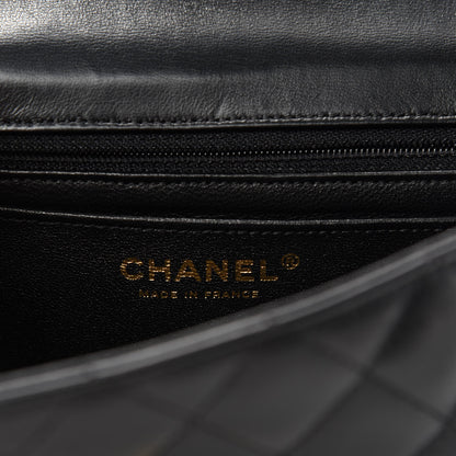 Chanel Lambskin Quilted Studded Mini Rectangular Flap Black 9 of 12