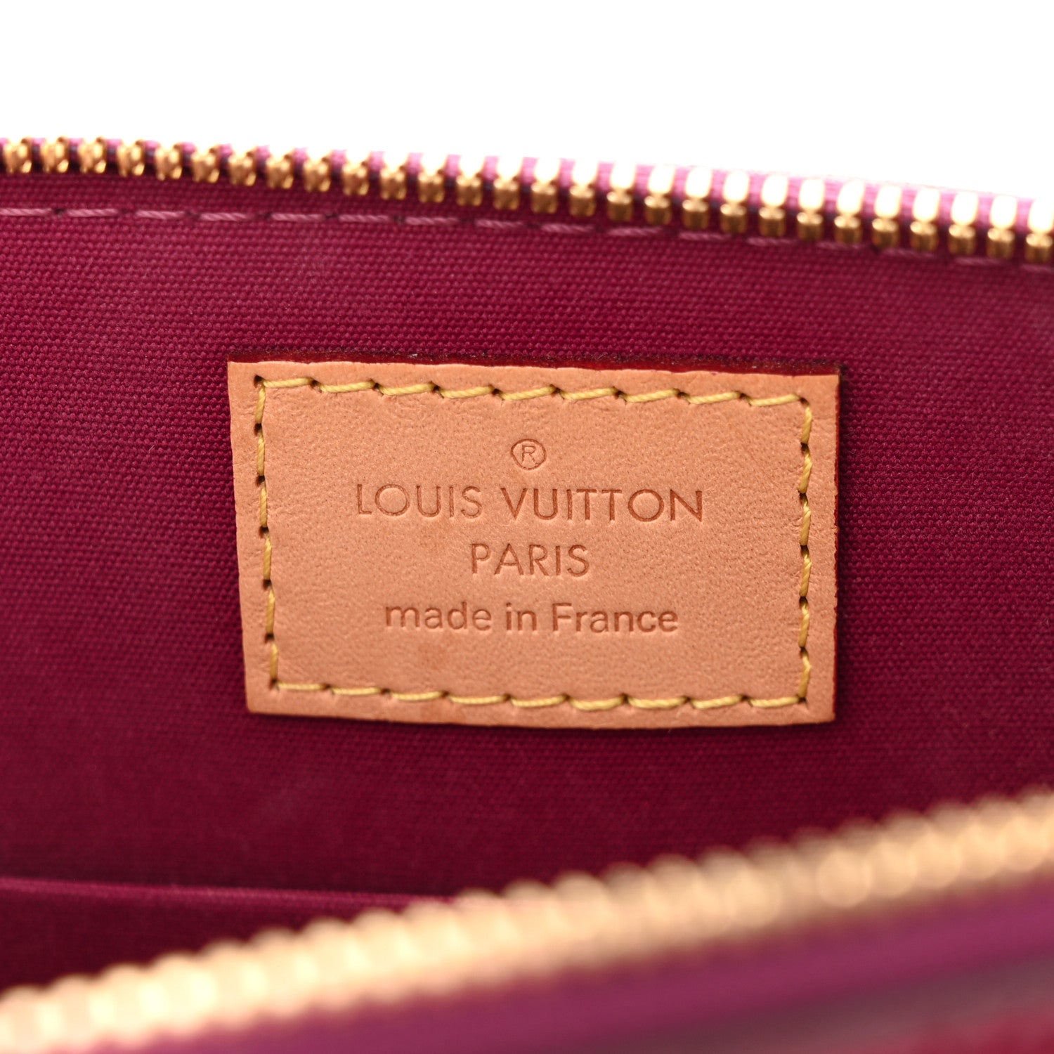 Louis Vuitton Vernis Alma BB Magenta 6 of 9