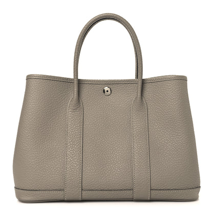 Hermes Vache Country Garden Party 30 TPM Gris Asphalte 1 of 11