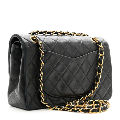 Chanel Lambskin Quilted Small Double Flap Black 3 of 15