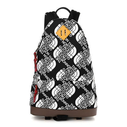 Gucci X THE NORTH FACE Econyl Nylon Medium Backpack Black Ivory New Acero Crop 1 of 11