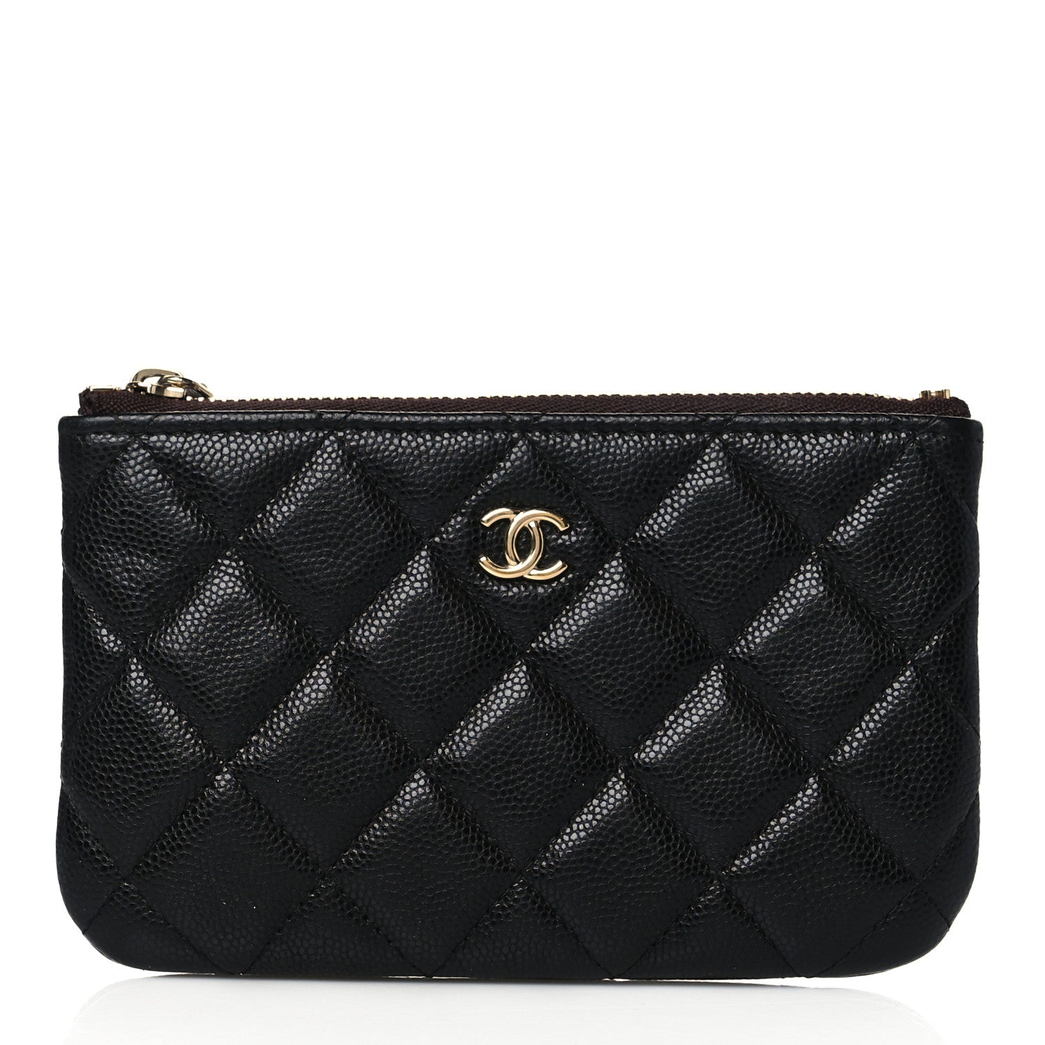 Chanel Caviar Quilted Small Cosmetic Case Black 1 of 8