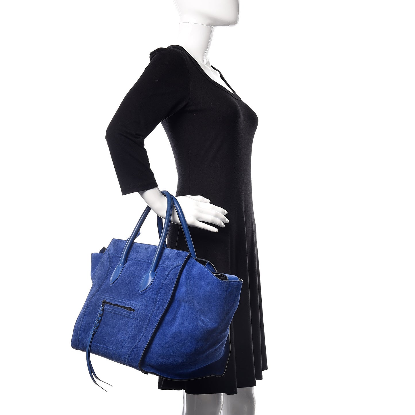 Suede Medium Phantom Luggage Royal Blue
