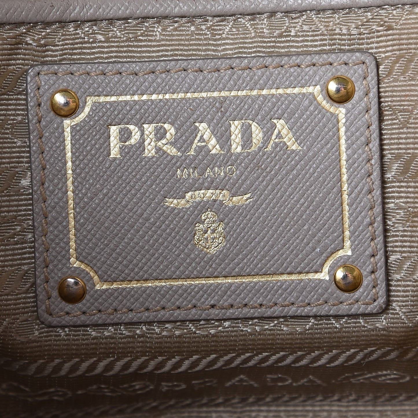Saffiano Lux Shopping Tote Pomice