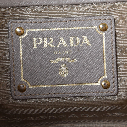 Prada Saffiano Lux Shopping Tote Pomice 7 of 18