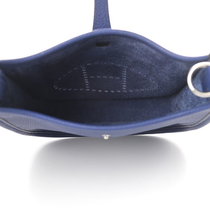 Hermes Taurillon Maurice Zigzag Evelyne TPM Bleu Saphir Bleu Zellige Indigo Black 5 of 11