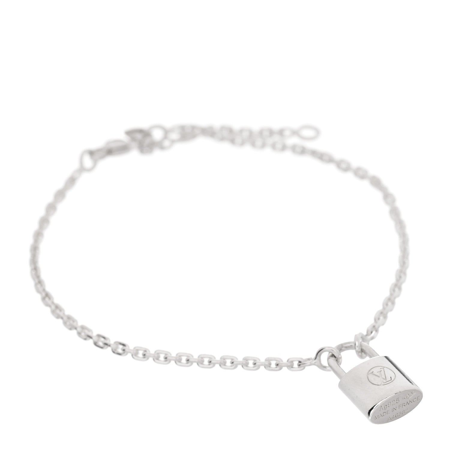Louis Vuitton Sterling Silver Lockit Bracelet 1 of 3