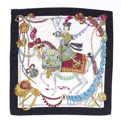 Hermes Silk Le Timbalier Scarf 90 1 of 6