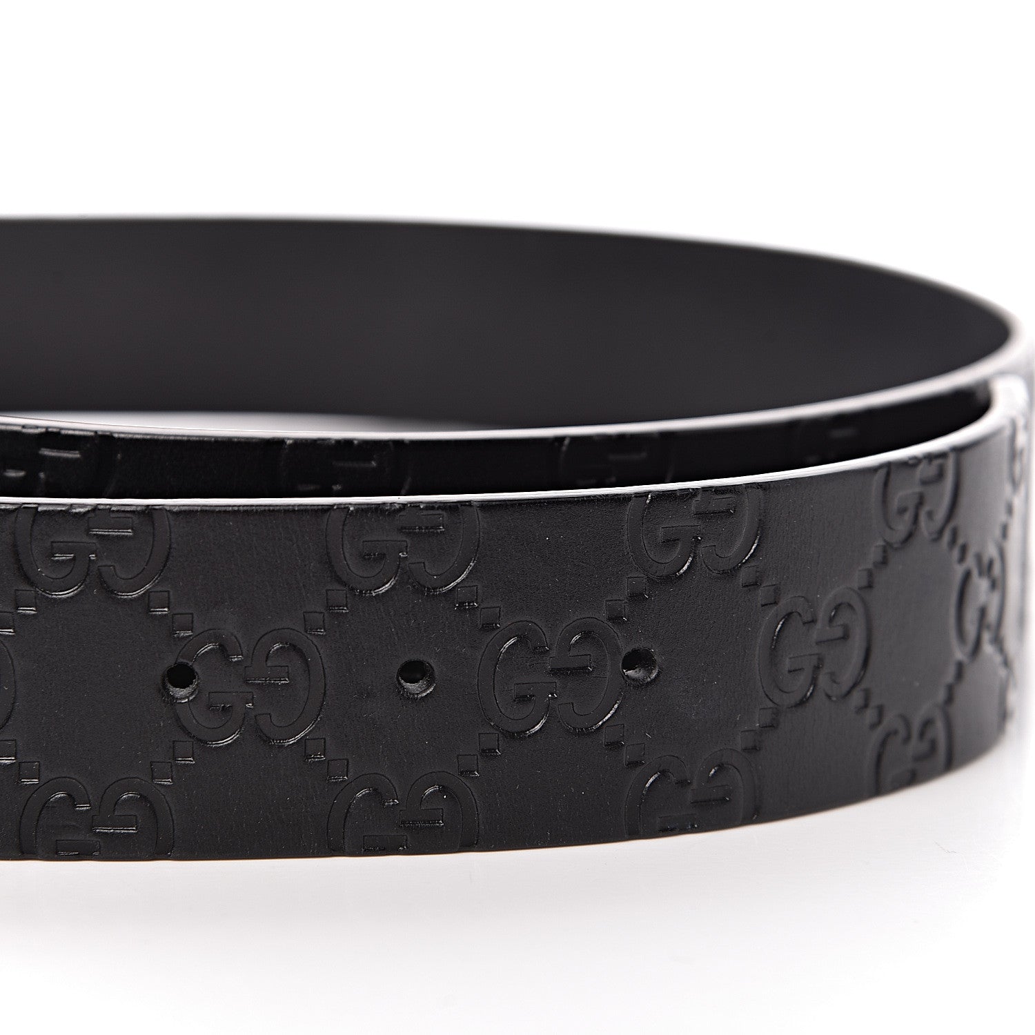 Gucci Guccissima Square G Belt 100 40 Black 9 of 10