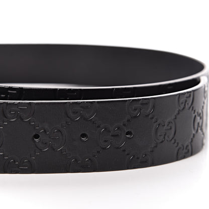 Gucci Guccissima Square G Belt 100 40 Black 9 of 10