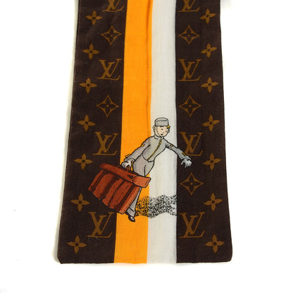 Louis Vuitton Cotton Monogram Groom Bandeau Scarf 3 of 5