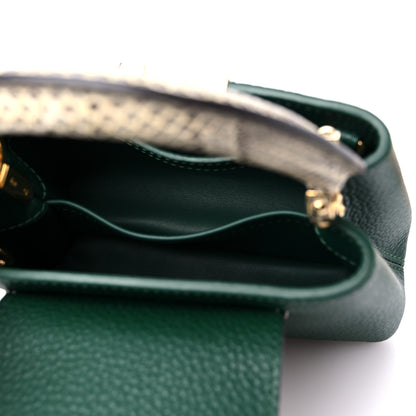 Louis Vuitton Taurillon Ayers Mini Capucines Emeraude 5 of 8