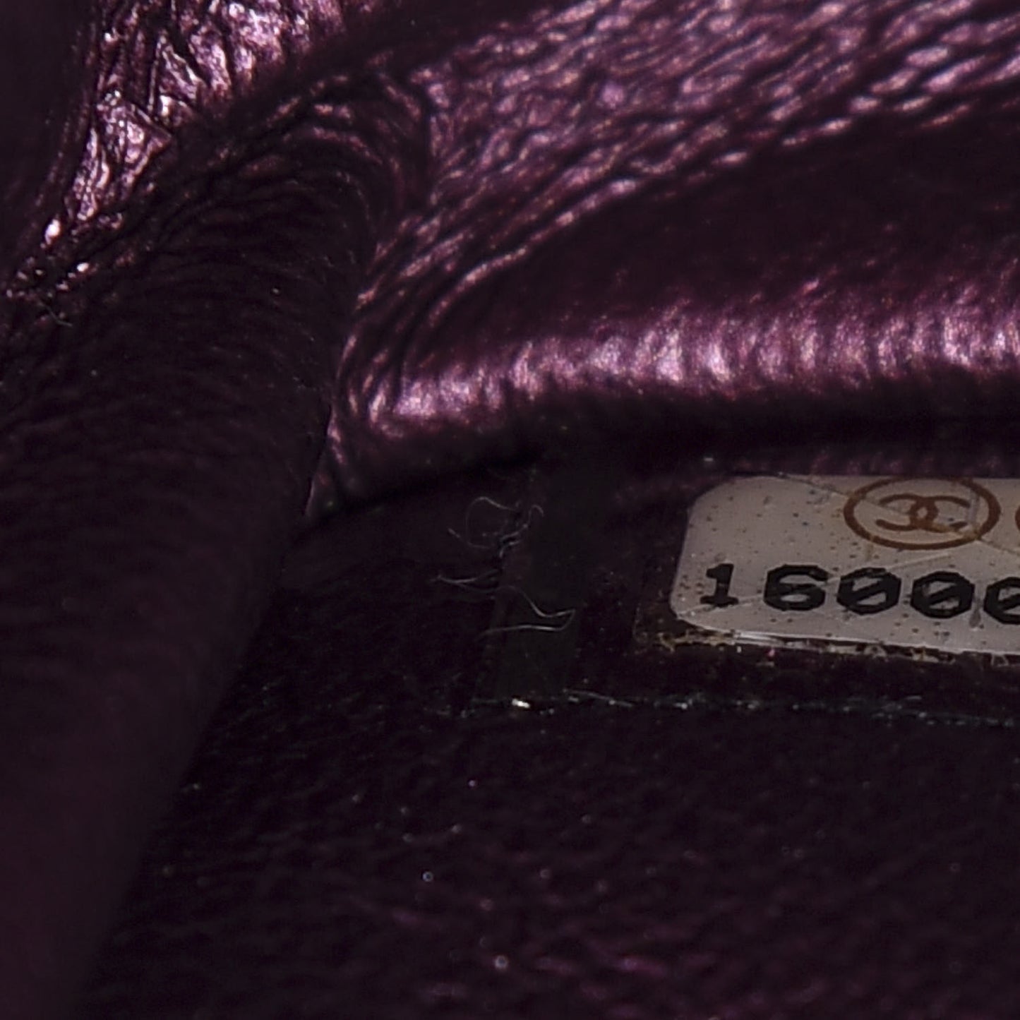 Aged Calfskin Quilted 2.55 Reissue 224 Flap Purple