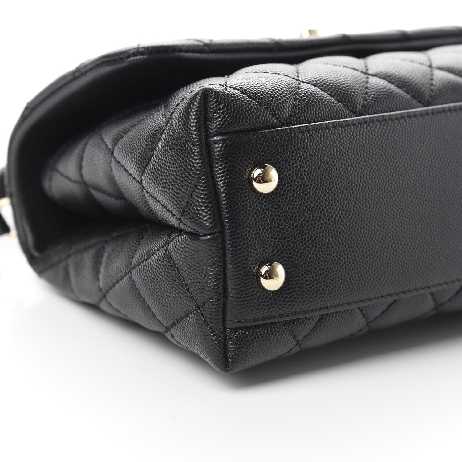 Chanel Caviar Quilted Mini Coco Handle Flap Black 9 of 11