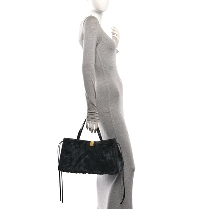 Phoebe Philo Calf Hair Small Kit Cabas  Black 2 of 9