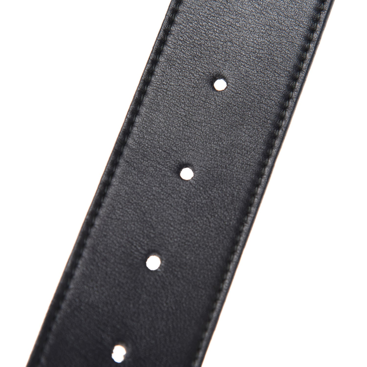 Gucci Moon Calfskin Nickel Double G 40mm Belt 110 44 Black 4 of 5