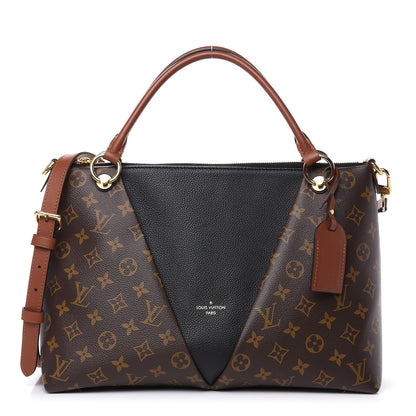 Louis Vuitton Monogram V Tote MM Black 1 of 9