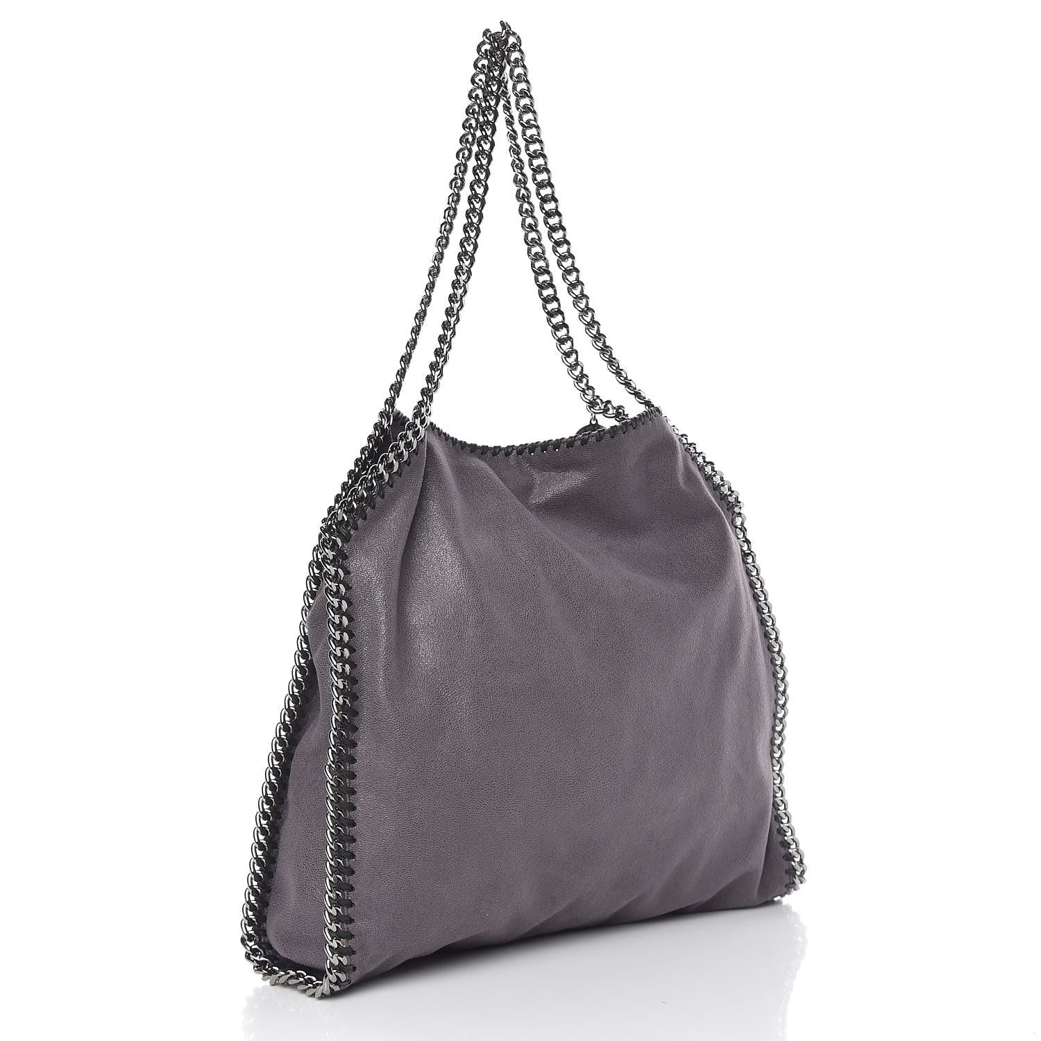 Stella McCartney Shaggy Deer Small Falabella Tote Grey 3 of 10