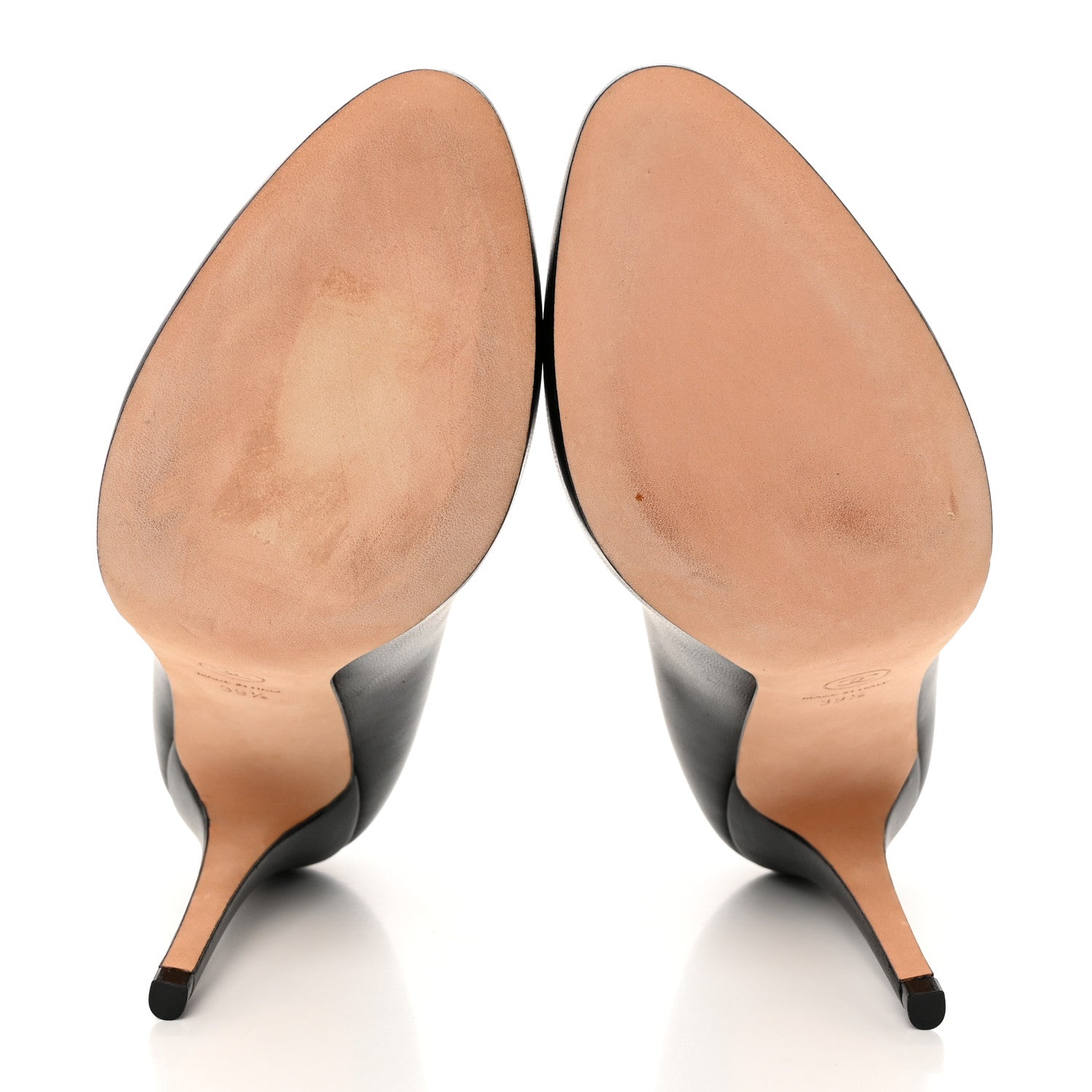 Chanel Lambskin CC Pumps 39.5 Black 6 of 9