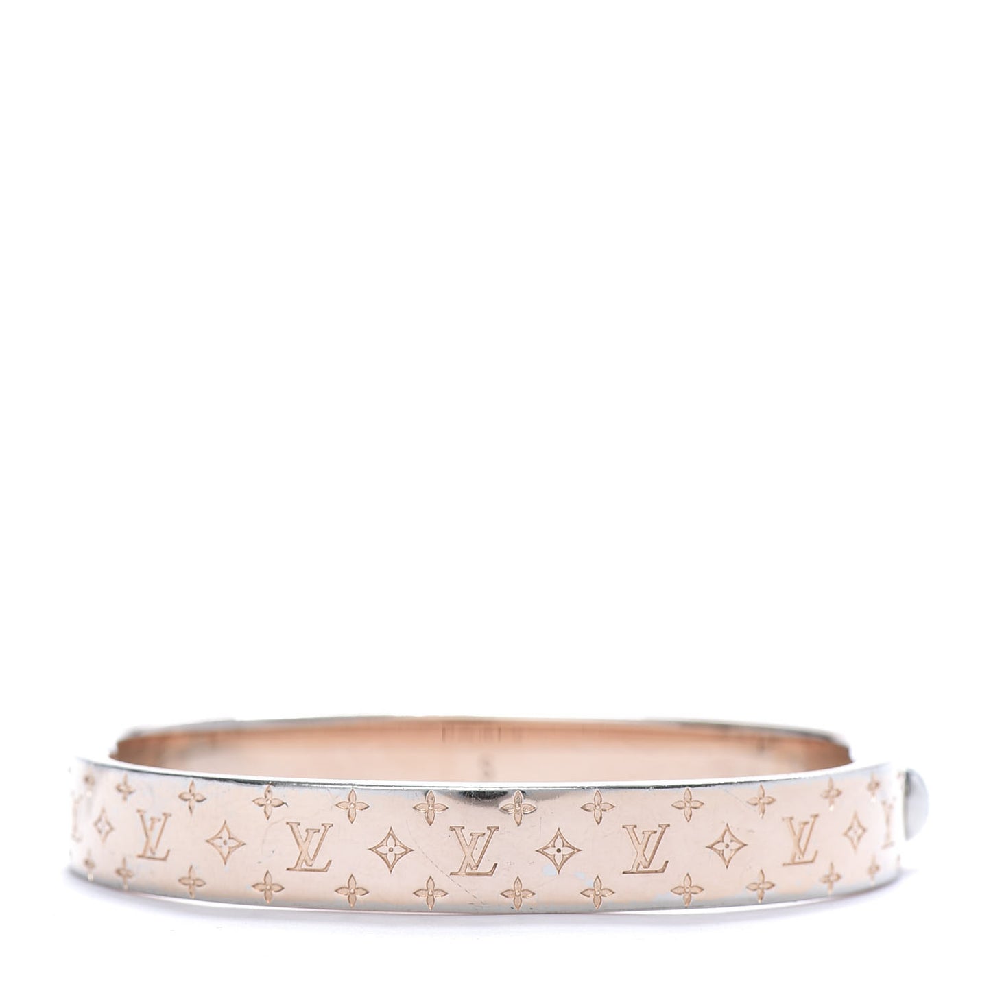 Monogram Nanogram Cuff S Pink Gold
