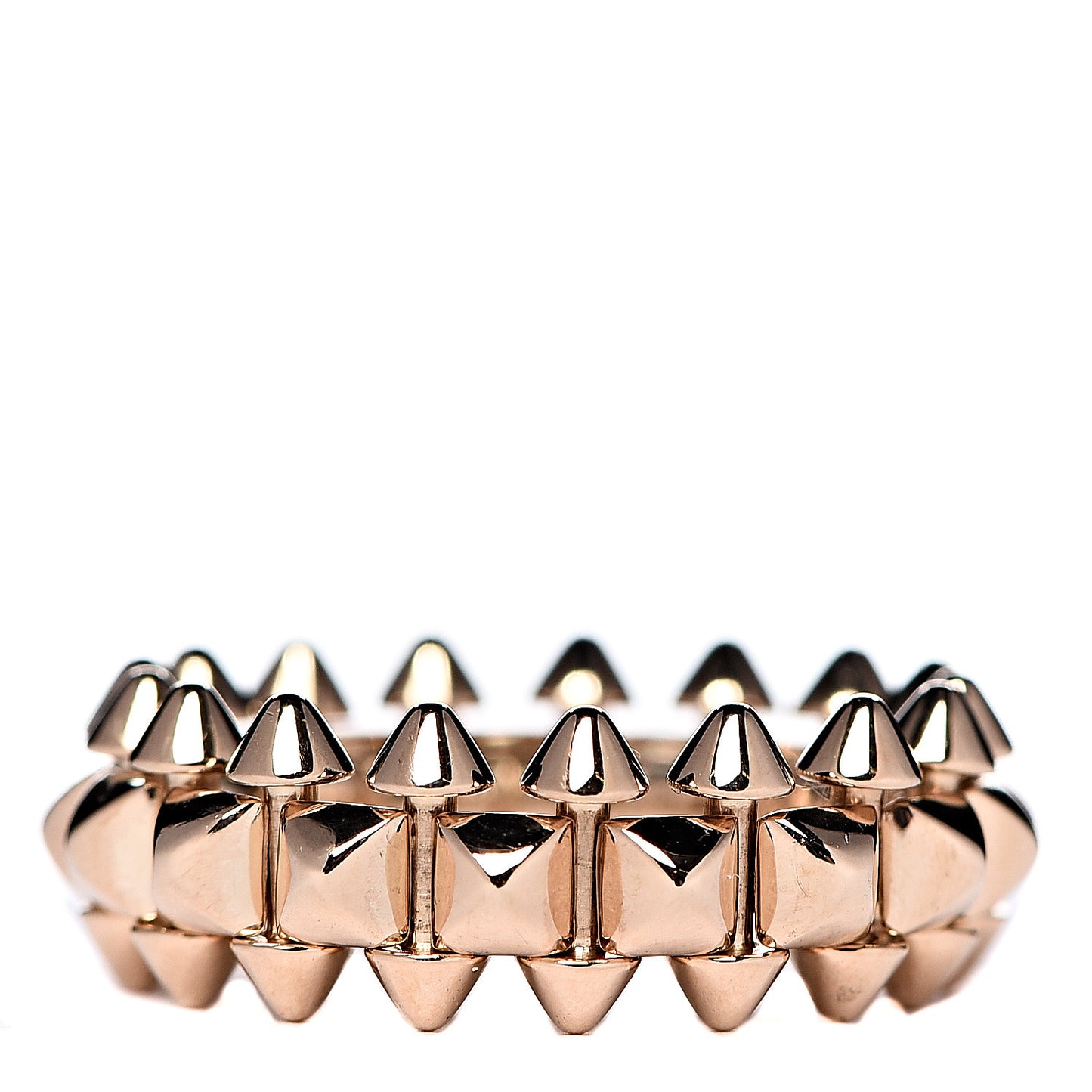 18K Pink Gold MM Clash De Cartier Ring 52 6