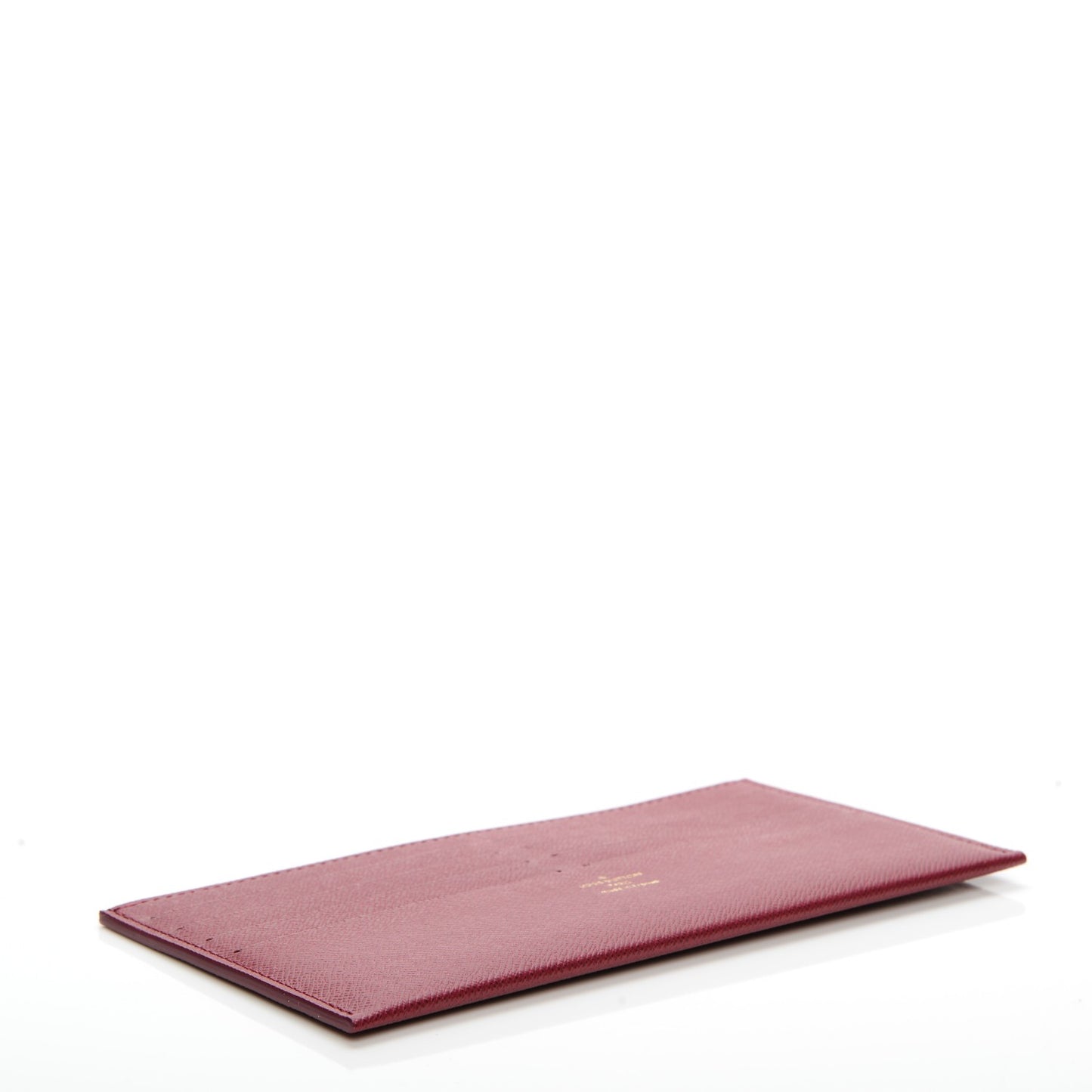 Calfskin Felicie Card Holder Insert Fuchsia