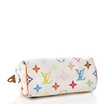 Louis Vuitton Monogram Multicolor Mini Sac HL Speedy White 4 of 13