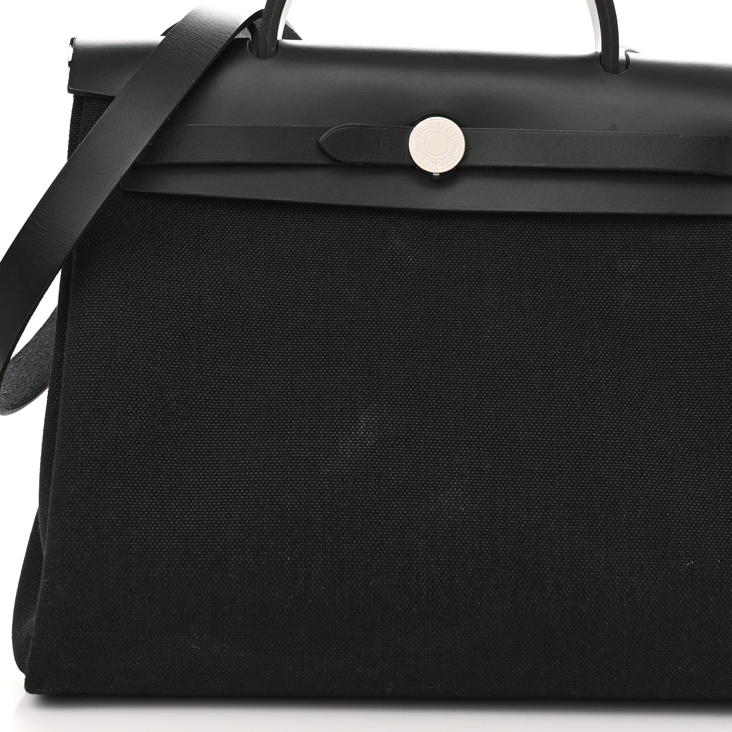Hermes Toile Militaire Vache Hunter Herbag Zip Retourne 31 PM Black 13 of 13