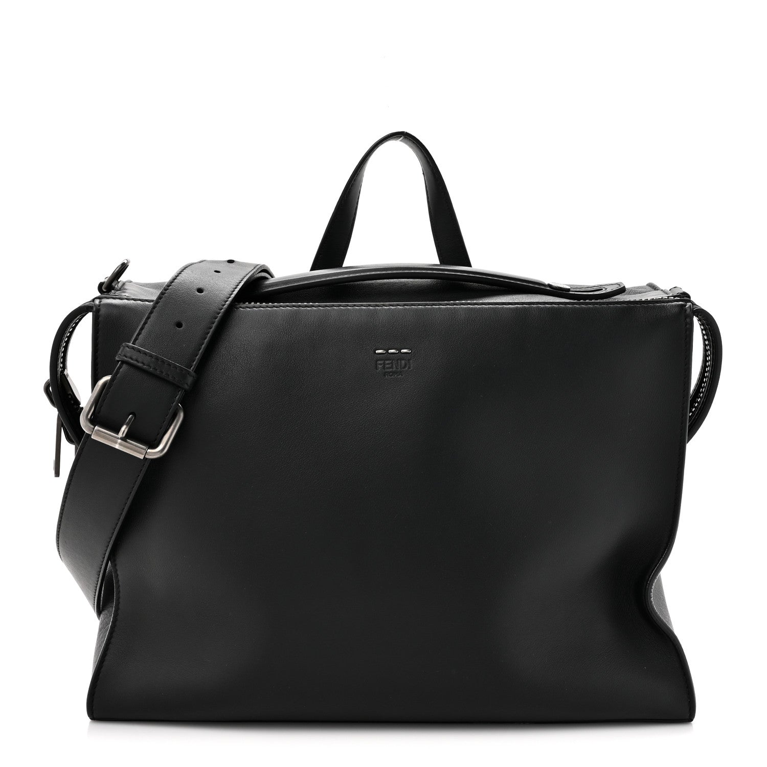 Fendi Vitello Grace Lui Urban Briefcase Black 1 of 13