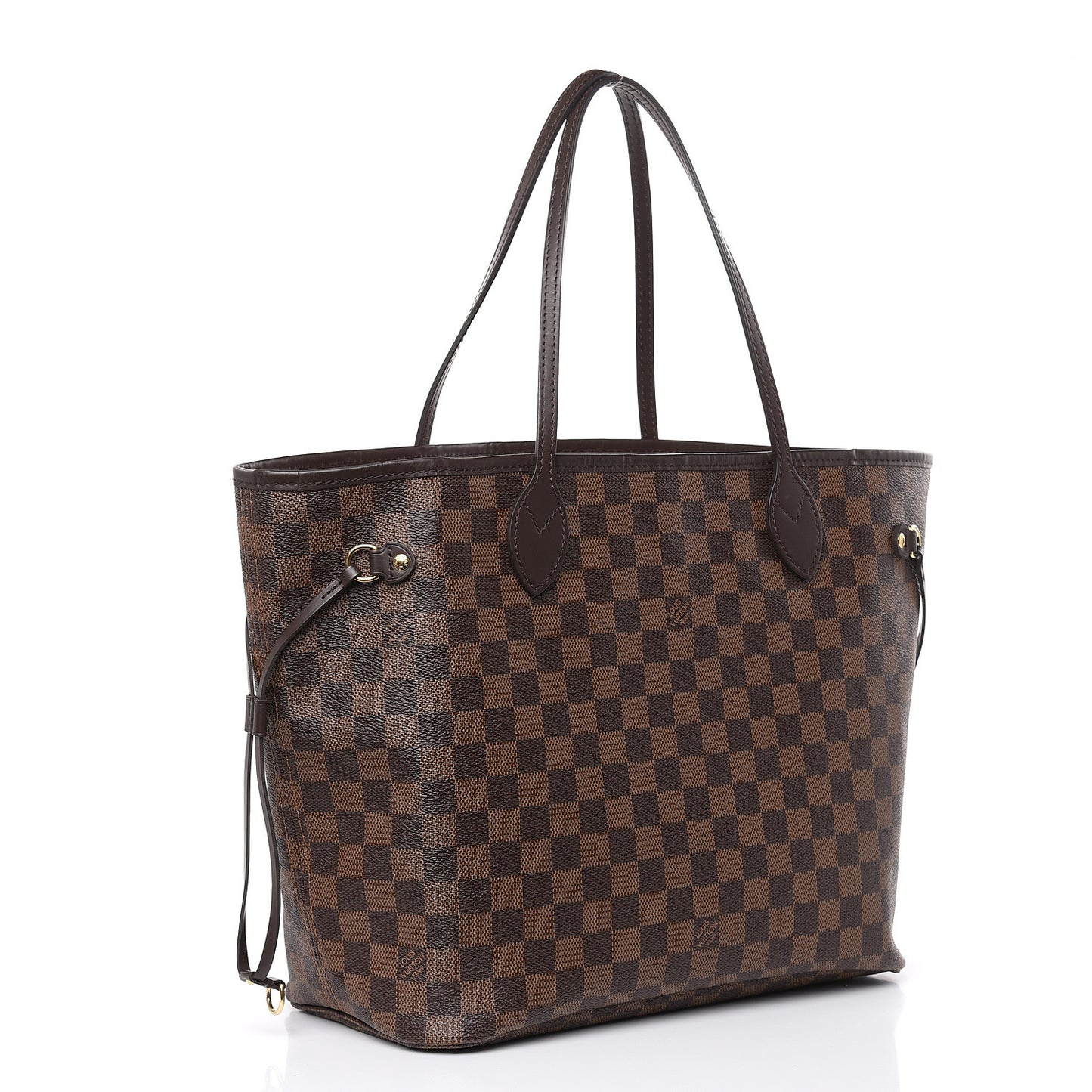 Damier Ebene Neo Neverfull MM Rose Ballerine