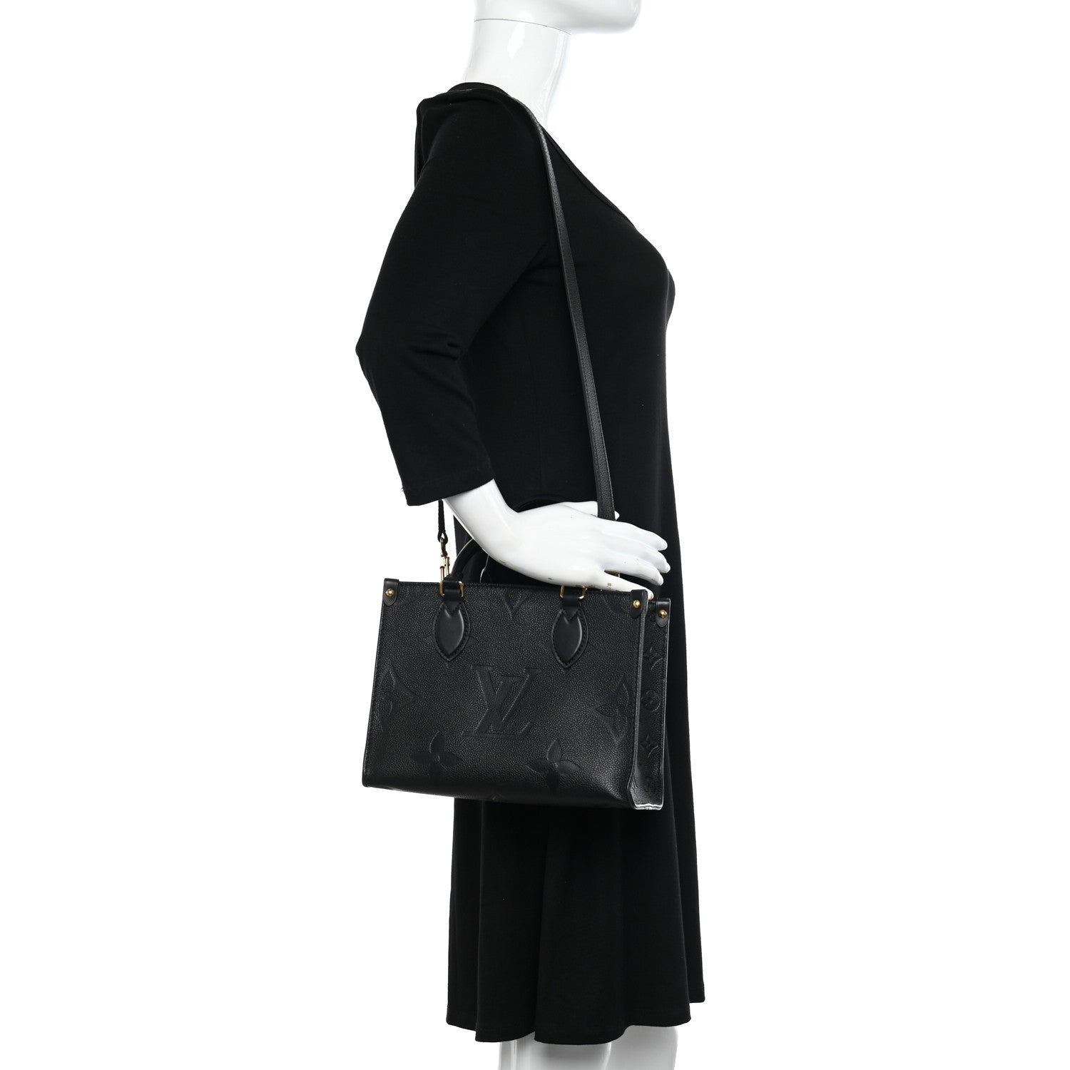 Louis Vuitton Empreinte Monogram Giant Onthego PM Black 2 of 15