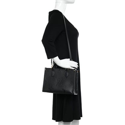 Louis Vuitton Empreinte Monogram Giant Onthego PM Black 2 of 15