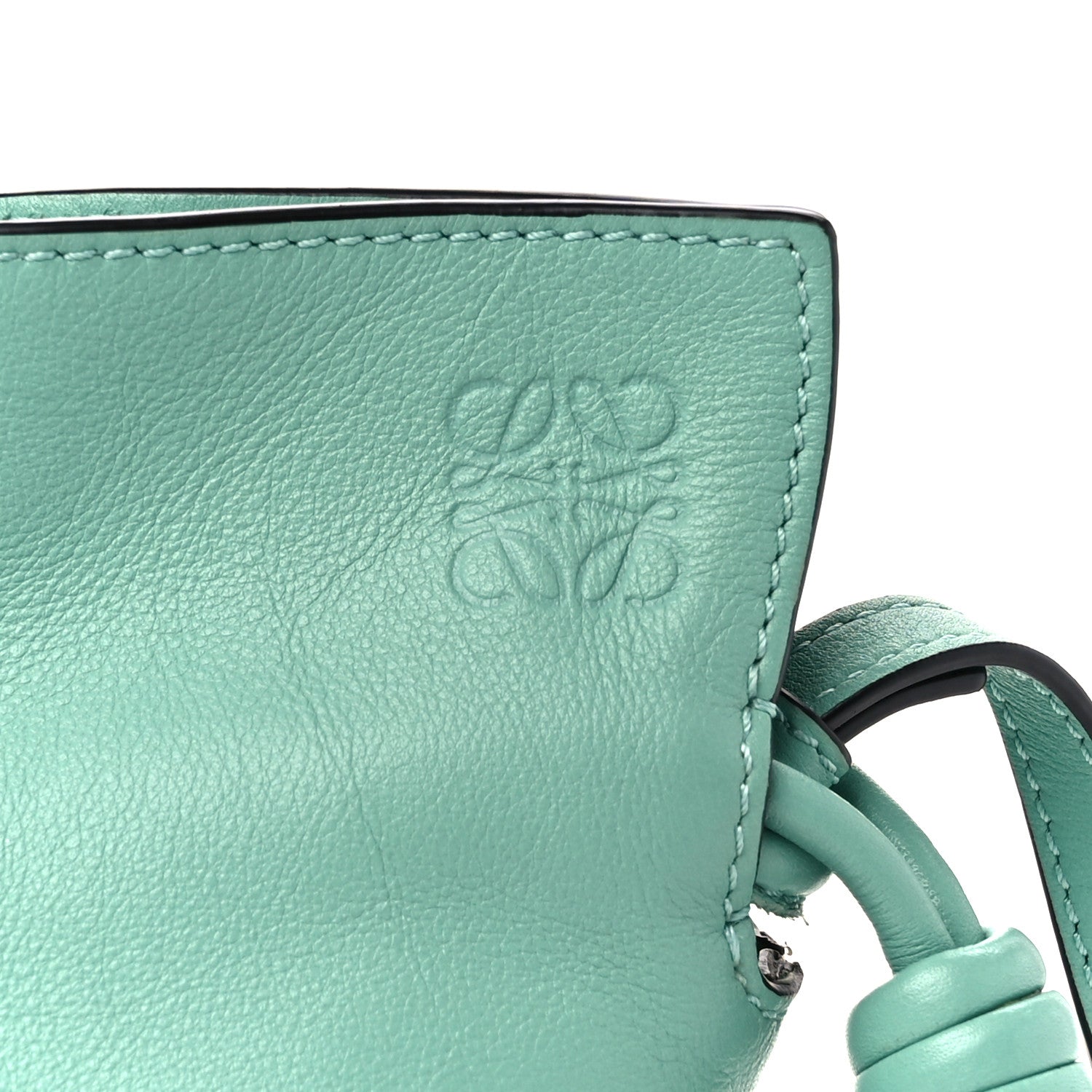 Loewe Calfskin Small Flamenco Knot Bag Fresh Mint 7 of 11