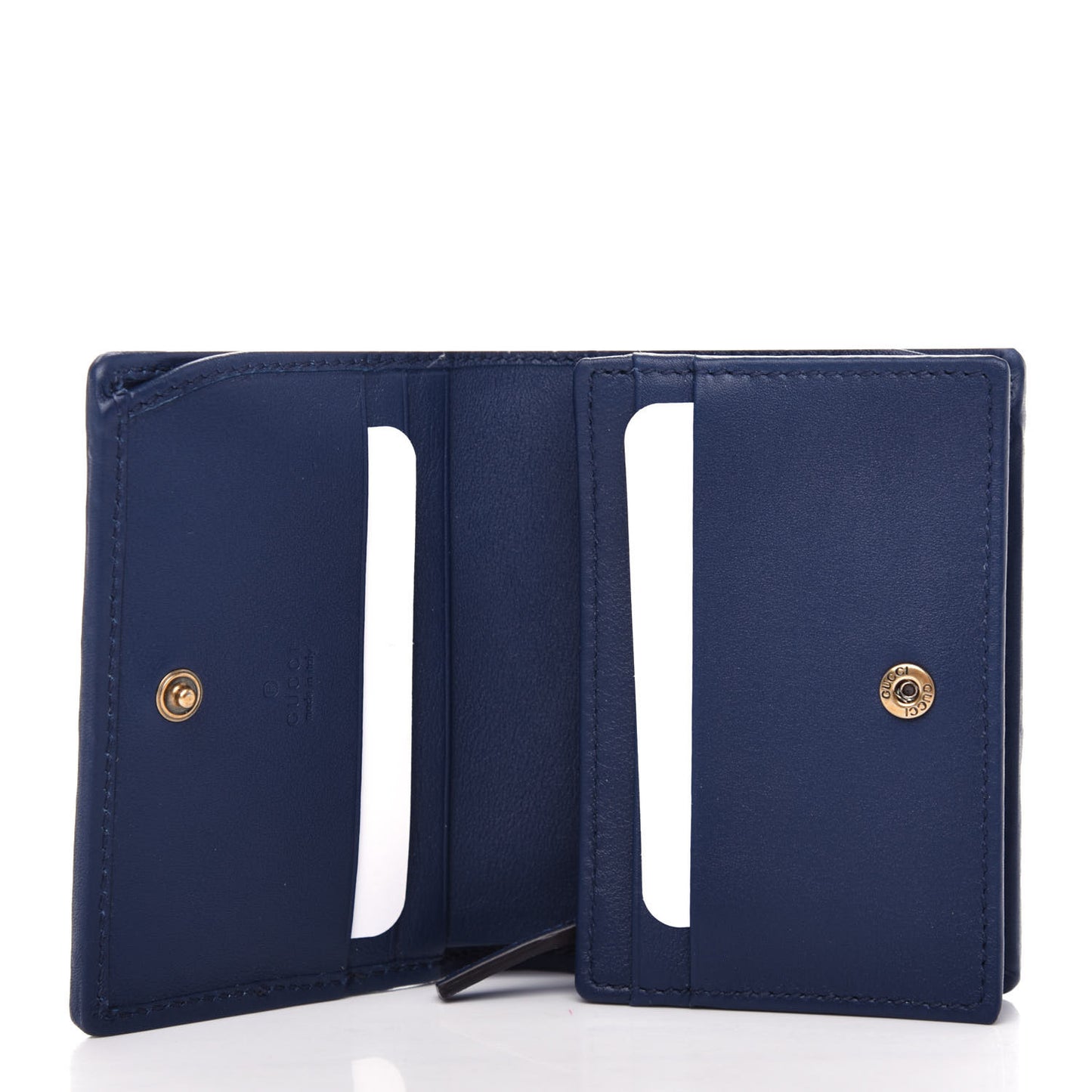 Canvas Flora Floral Trapuntata Zumi Card Case Wallet Great White Multicolor Blue Agata