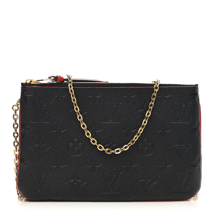 Louis Vuitton Empreinte Double Zip Pochette Marine Rouge 1 of 9