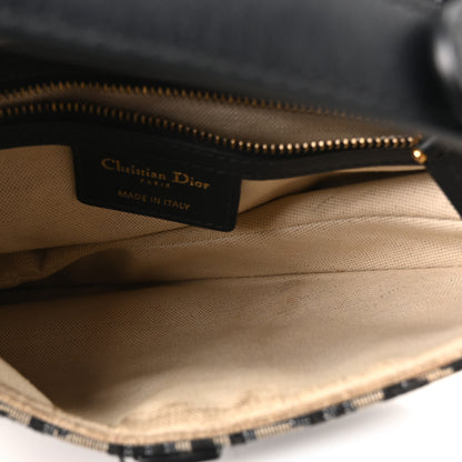 Christian Dior Oblique Saddle Bag Blue 5 of 10