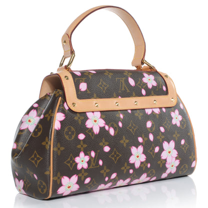 Louis Vuitton Monogram Cherry Blossom Sac Retro Bag Brown 3 of 9