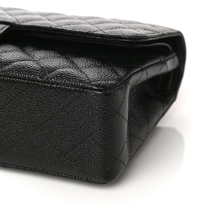 Chanel Caviar Quilted Medium Double Flap Black 10 of 10