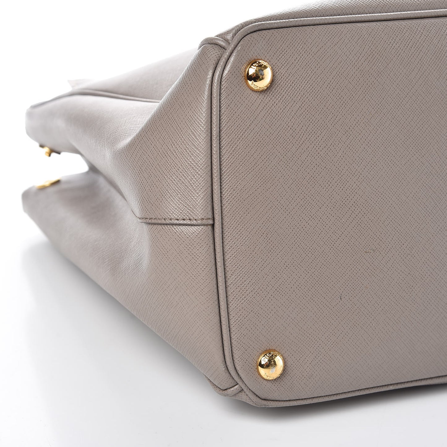 Saffiano Lux Extra Large Galleria Double Zip Tote Argilla