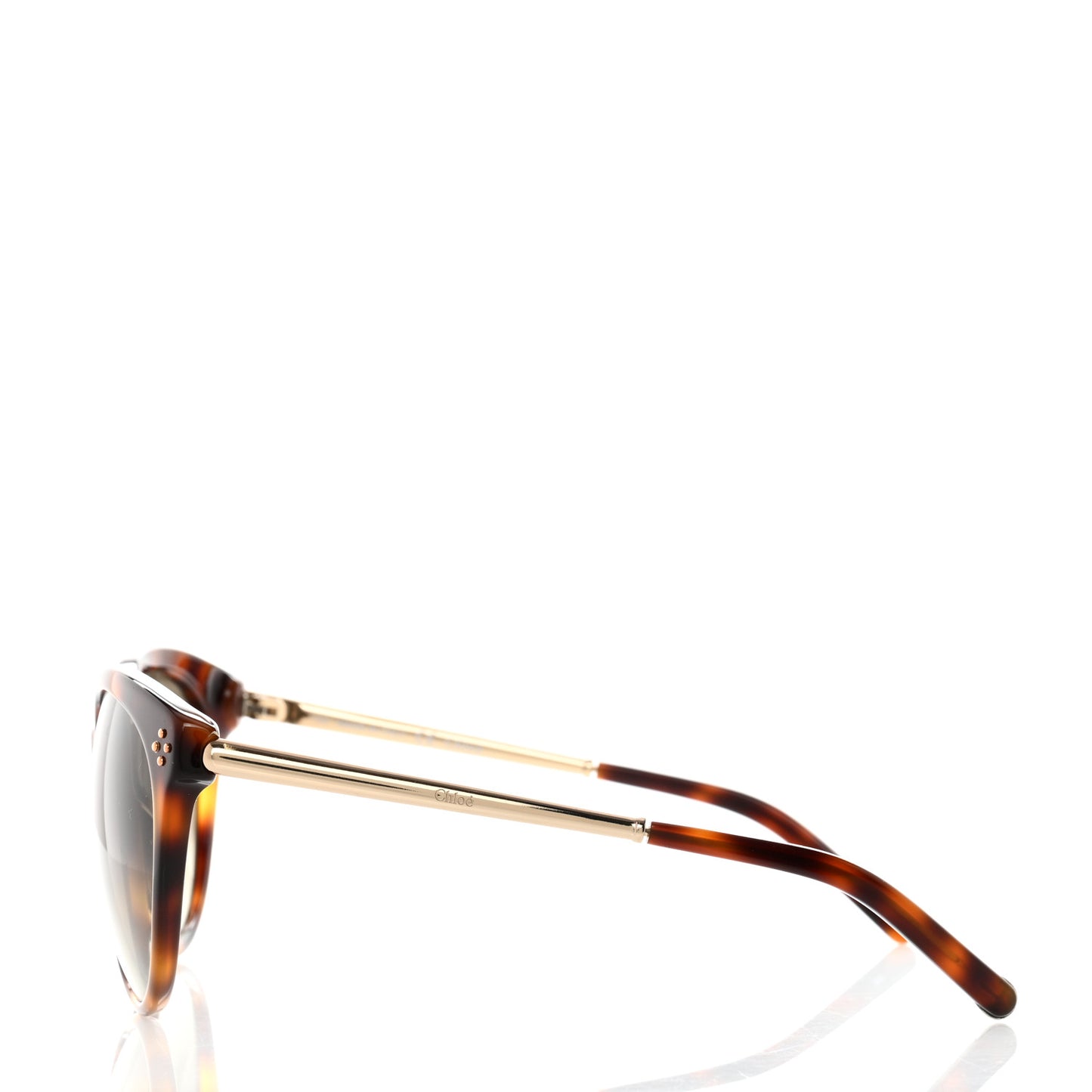 Oversized Round Sunglasses CE641S Tortoise