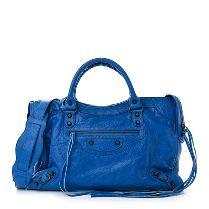 Balenciaga Agneau Classic Hardware City Bleu Lazuli 1 of 12