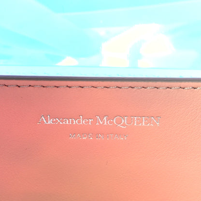 Alexander McQueen Iridescent PVC Calfskin Knuckle Satchel Pink 6 of 9