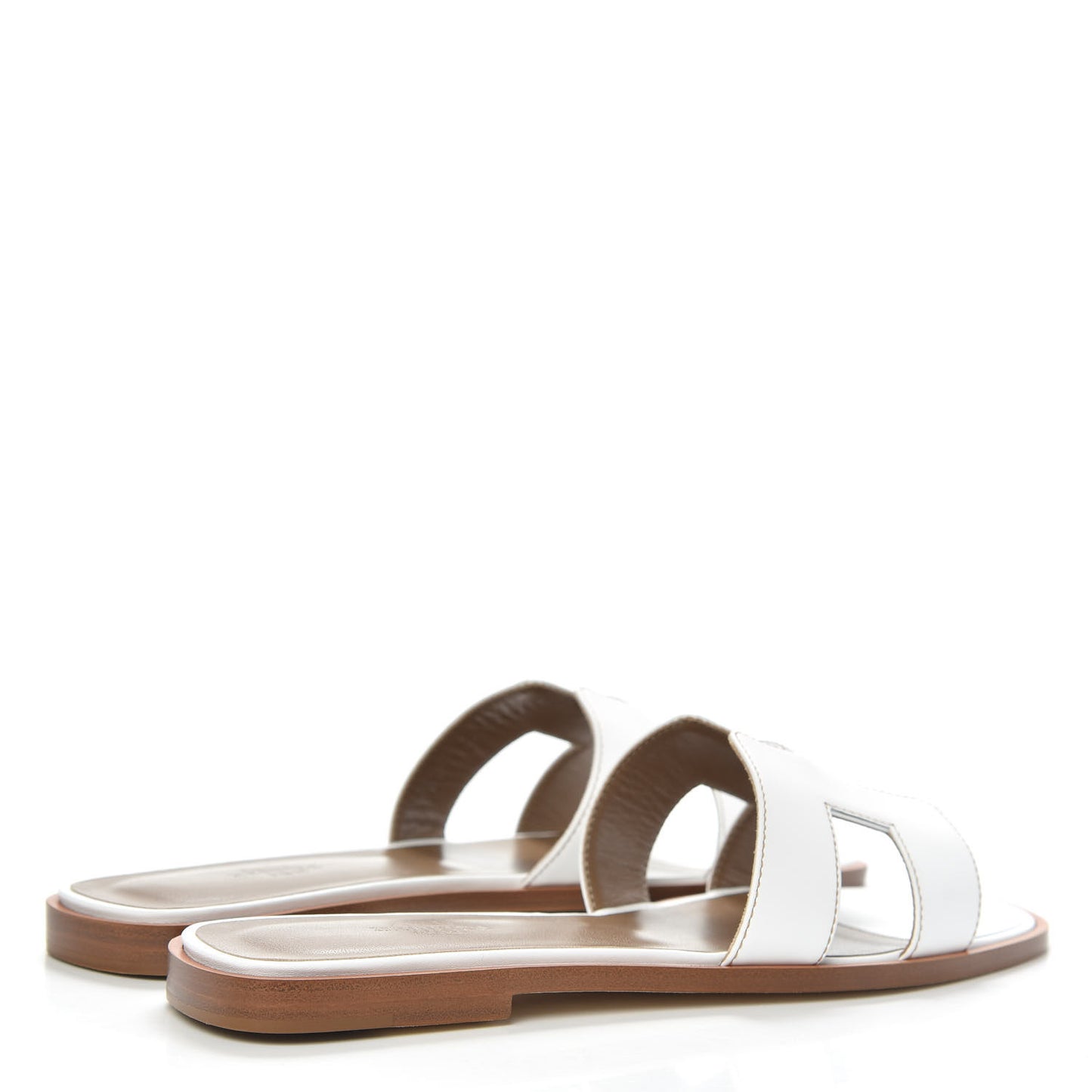 Box Calfskin Oran Sandals 37.5 White
