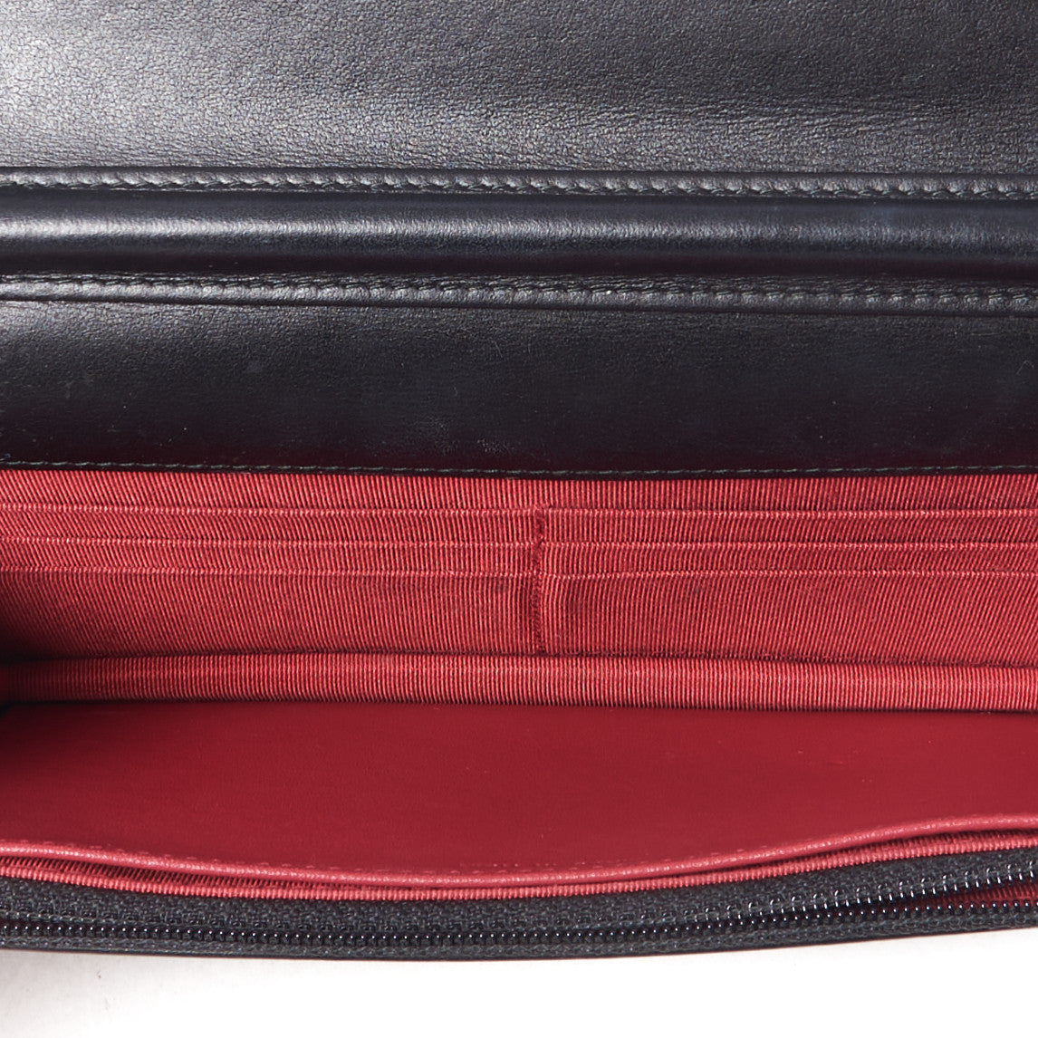 Chanel Aged Calfskin Quilted Gabrielle Wallet On Chain WOC Black 4 of 9