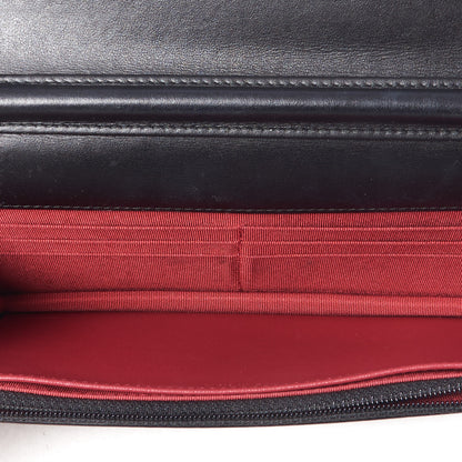 Chanel Aged Calfskin Quilted Gabrielle Wallet On Chain WOC Black 4 of 9