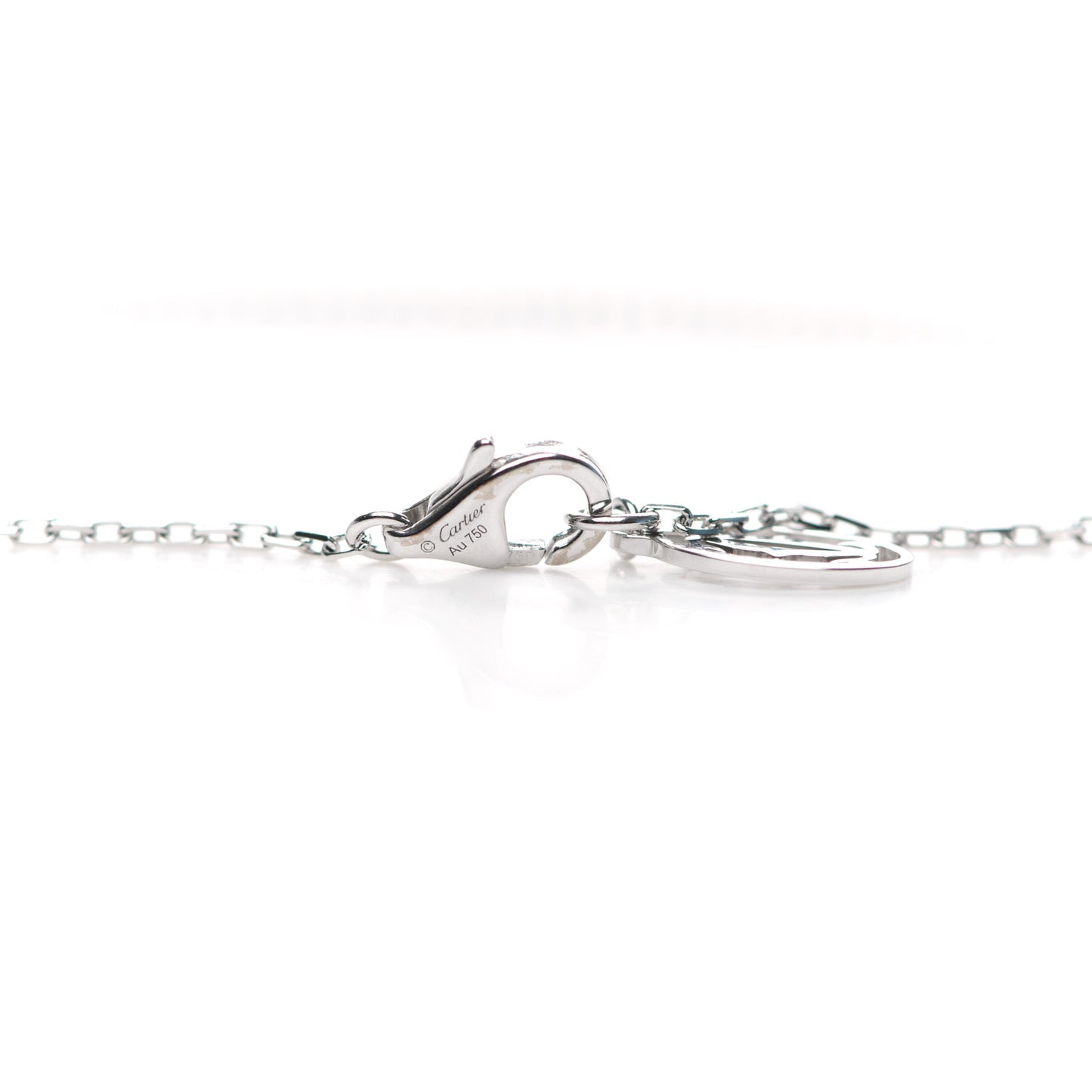 18K White Gold Diamond SM D'Amour Pendant Necklace